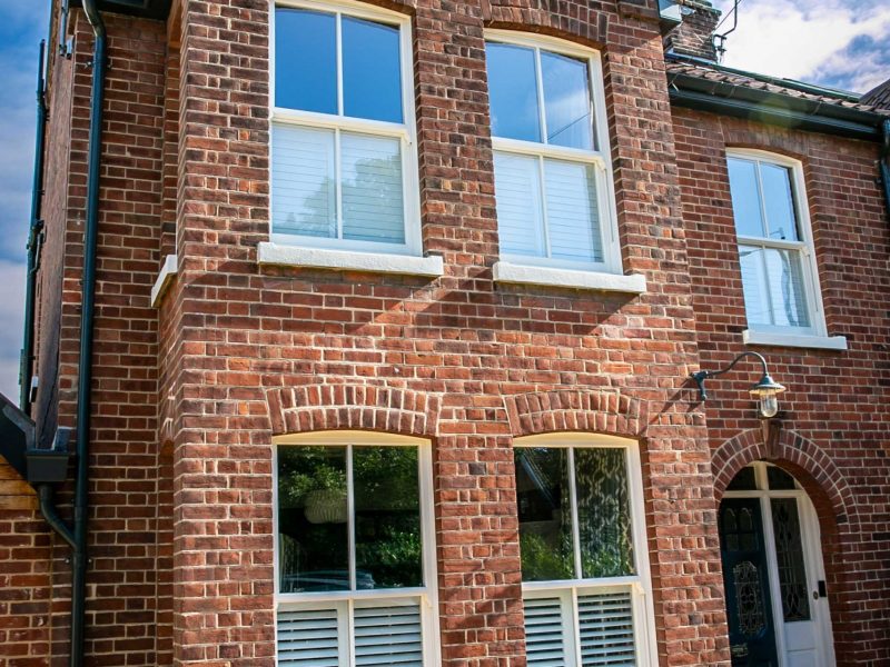 White Double Hung Windows