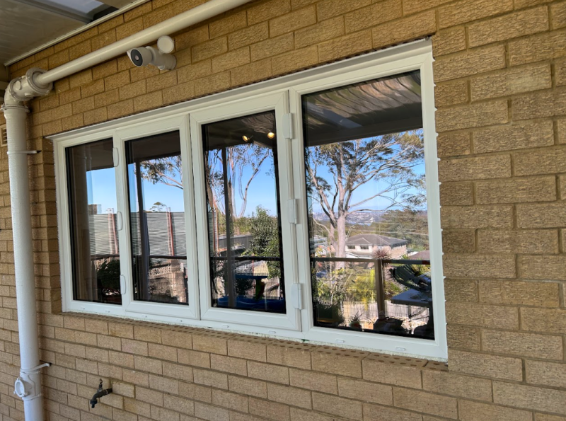 white windows glass